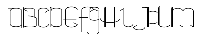 Saeela Nuary Demo Serif Font UPPERCASE