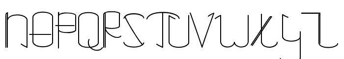 Saeela Nuary Demo Serif Font UPPERCASE