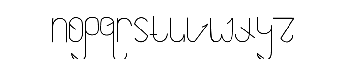 Saeela Nuary Demo Serif Font LOWERCASE