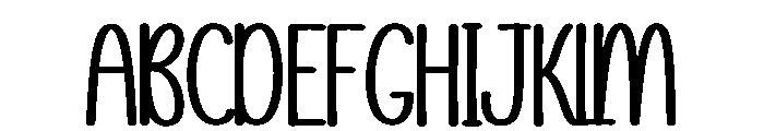 Safana Font UPPERCASE
