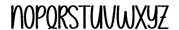 Safana Font UPPERCASE