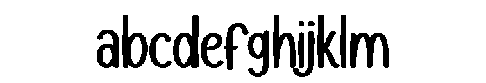 Safana Font LOWERCASE