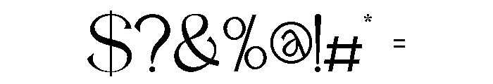 Saffya Font OTHER CHARS