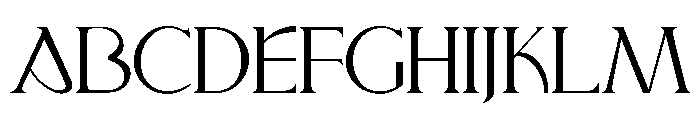 Saffya Font UPPERCASE