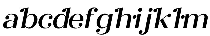 Safira Italic Font LOWERCASE