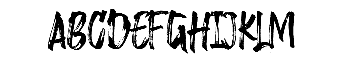 Saggacity Regular Font UPPERCASE