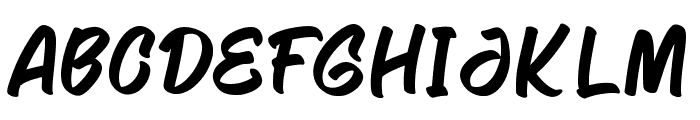 Saghinores Font LOWERCASE