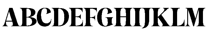 Sagira Beverly DEMO VERSION Font UPPERCASE