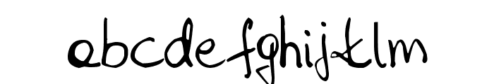 SaharaHandwriting Font LOWERCASE