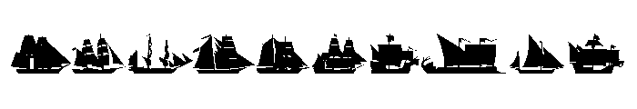 Sailing Ships Font OTHER CHARS