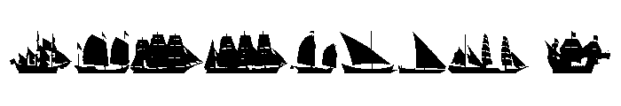 Sailing Ships Font OTHER CHARS