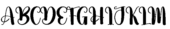 Sailing Font UPPERCASE