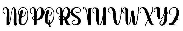 Sailing Font UPPERCASE