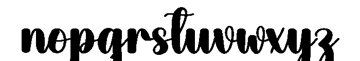 Sailing Font LOWERCASE
