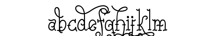 Sailorette Tattoo Font LOWERCASE