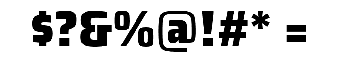 Saira SemiCondensed Black Font OTHER CHARS