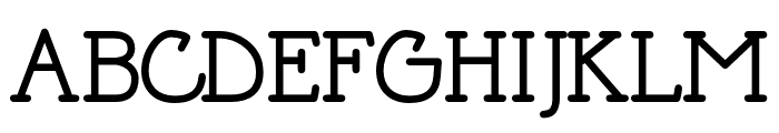 Saishin Regular Font UPPERCASE