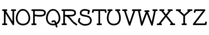 Saishin Regular Font UPPERCASE