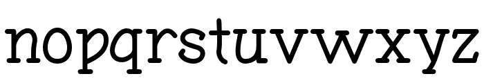 Saishin Regular Font LOWERCASE