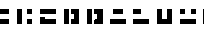 Saiyan Language Regular Font UPPERCASE