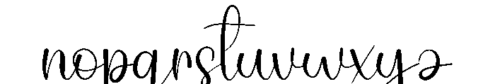 Sakura2 Font LOWERCASE