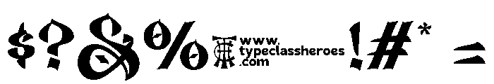 Sakyena DEMO Font OTHER CHARS