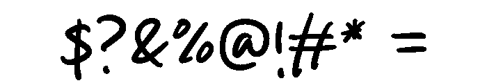Salad Mixed Font OTHER CHARS