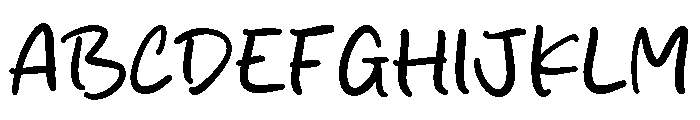 Salad Mixed Font UPPERCASE