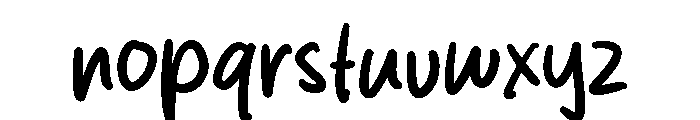 Salad Mixed Font LOWERCASE