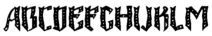 Salawaku Regular Font UPPERCASE