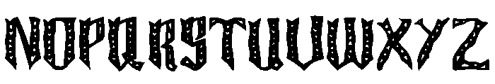 Salawaku Regular Font UPPERCASE