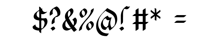 Salium Font OTHER CHARS