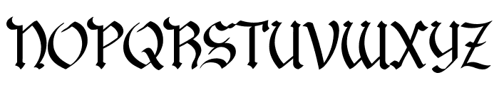 Salium Font UPPERCASE