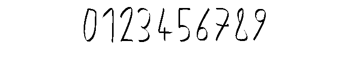 Salkin_Handschrift Font OTHER CHARS