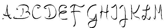 Salkin_Handschrift Font UPPERCASE