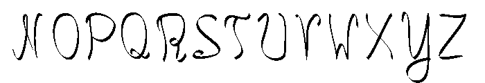 Salkin_Handschrift Font UPPERCASE
