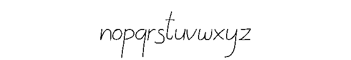 Salla Moon Font LOWERCASE