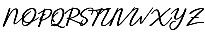SallimSignature Font UPPERCASE