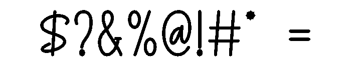 Salma1 Font OTHER CHARS