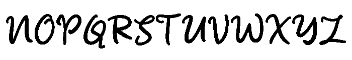 Salmon Bake Font UPPERCASE