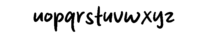 Salmon Bake Font LOWERCASE