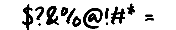 Salt Almonds Font OTHER CHARS