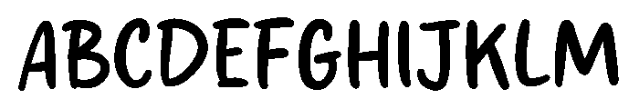 Salt Almonds Font UPPERCASE