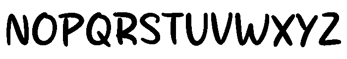Salt Almonds Font UPPERCASE
