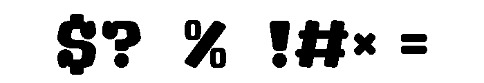 Salted Peanuts Font OTHER CHARS