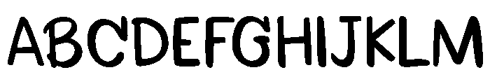 SaltyKitten-Regular Font UPPERCASE