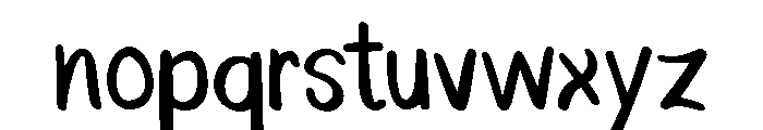SaltyKitten-Regular Font LOWERCASE