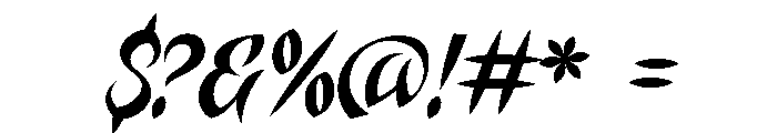 Saluki Juice PERSONAL USE Regular Font OTHER CHARS