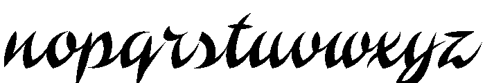 Saluki Juice PERSONAL USE Regular Font LOWERCASE