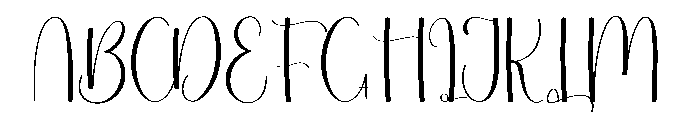 Samantha Flower Font UPPERCASE